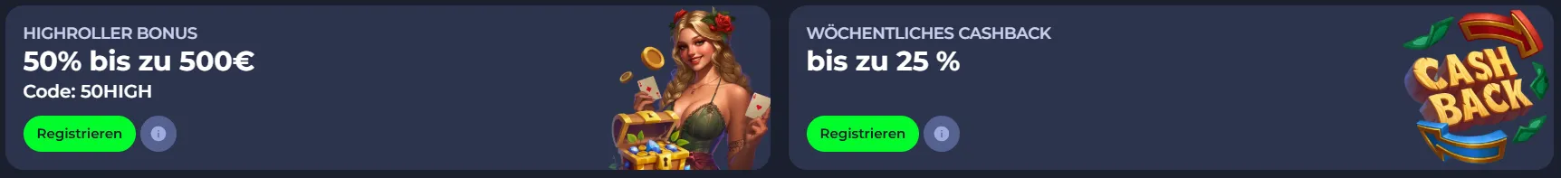 Laufende Casino Aktionen und Promotionen